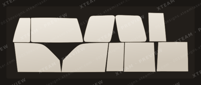 Acura SLX — Acura SLX - Window Film A 1998