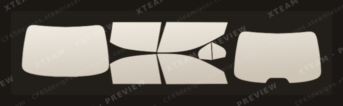 Acura TSX — Acura TSX - Window Film A 2004