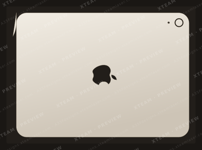 Apple Ipad iPad 11(A16)(2025) — Apple Ipad iPad 11(A16)(2025) - Back logo