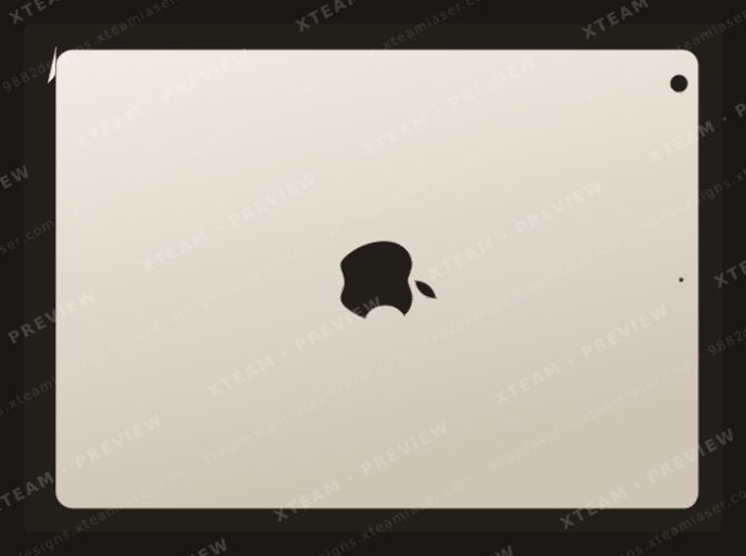Apple Ipad iPad 9.7(5th Gen)(A1822  A1823)(2017) — Apple Ipad iPad 9.7(5th Gen)(A1822 A1823)(2017) - Back logo