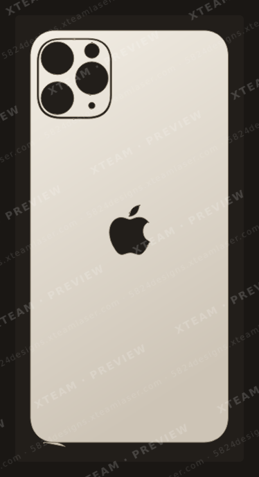 Apple 11 Pro Max — Apple 11 Pro Max - Back logo 1