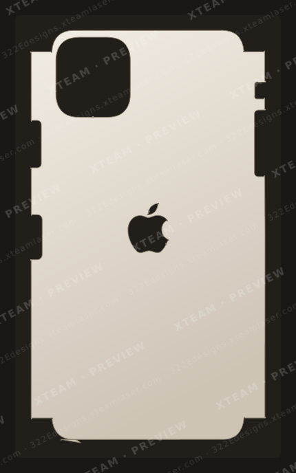 Apple 11 Pro Max — Apple 11 Pro Max - Half logo TPU
