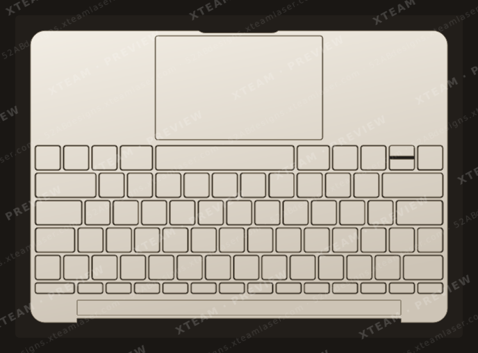 Apple 12inch (2015, 2016,2017,2019) A1534 — Apple 12inch (2015, 2016,2017,2019) A1534 - Macbook KEYBOARD FULL (2)
