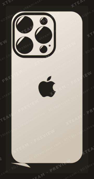 Apple 15 Pro — Apple 15 Pro - Back logo 1
