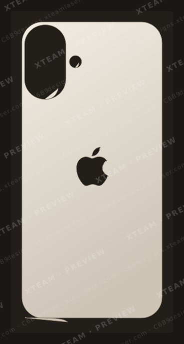 Apple 16 Plus — Apple 16 Plus - Back logo