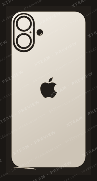 Apple 16 Plus — Apple 16 Plus - Back logo 1