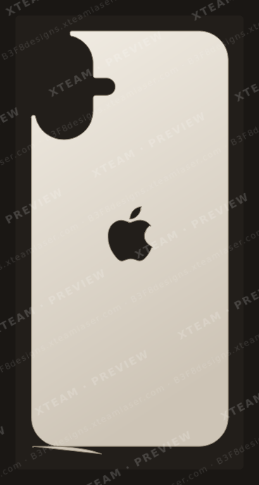 Apple 16 Plus — Apple 16 Plus - Back logo 2