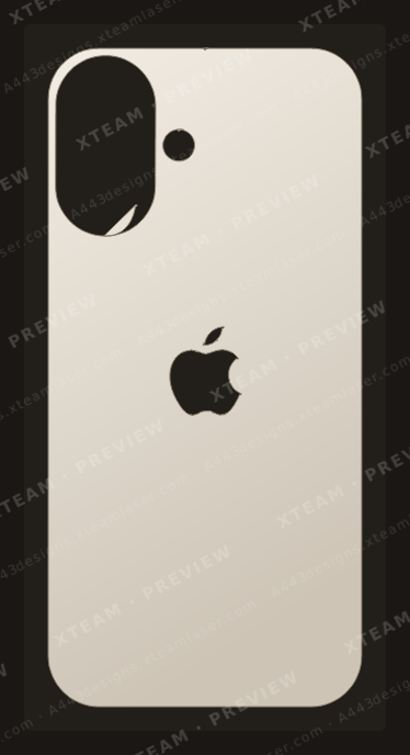 Apple 16 — Apple 16 - Back logo