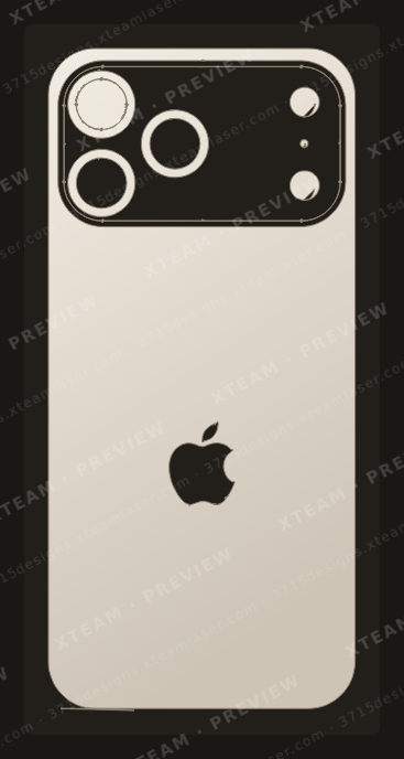 Apple 17 Pro Max — Apple 17 Pro Max - Back logo 1