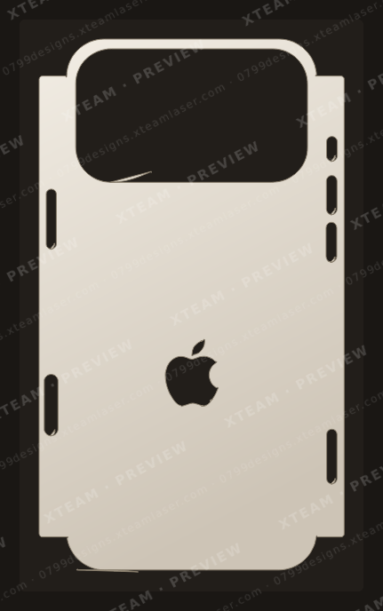 Apple 17 Pro Max — Apple 17 Pro Max - Half logo