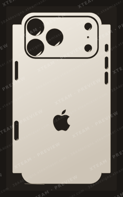 Apple 17 Pro Max — Apple 17 Pro Max - Half logo 2(No card slot)