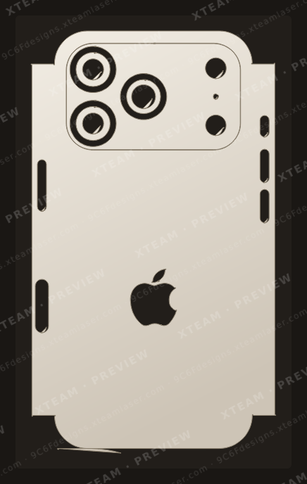 Apple 17 Pro — Apple 17 Pro - Half logo 3 (No card slot)