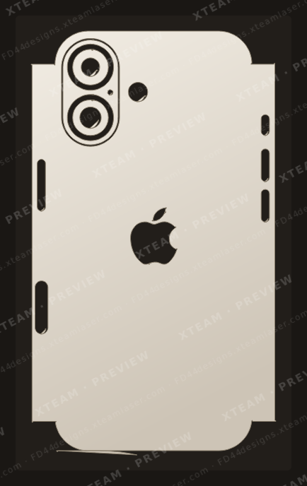 Apple 17 — Apple 17 - Half logo 2(No card slot)