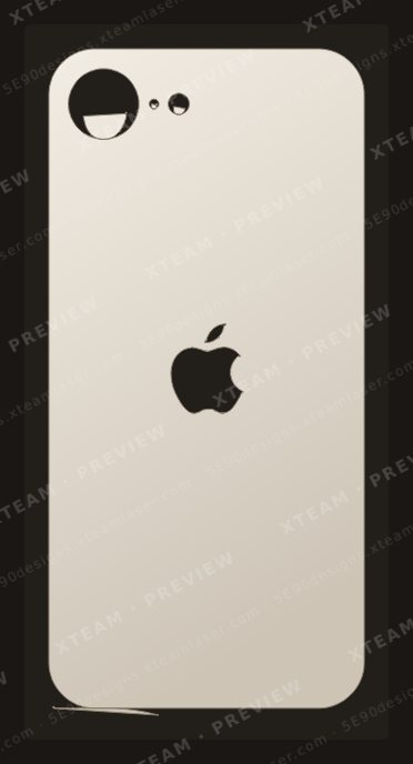 Apple 17e — Apple 17e - Back logo