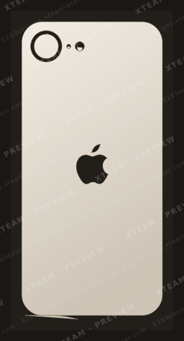 Apple 17e — Apple 17e - Back logo 2