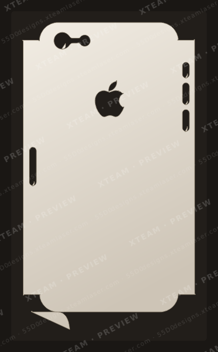 Apple 5C — Apple 5C - Half logo 1