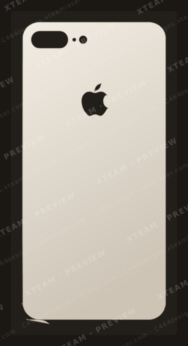 Apple 7 Plus — Apple 7 Plus - Back logo