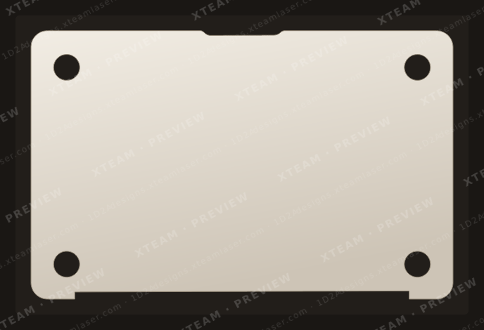 Apple Air 11inch (2010, 2011) A1370 — Apple Air 11inch (2010, 2011) A1370 - Macbook BOTTOM (2)