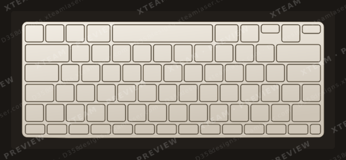 Apple Air 13.3 inch (2018-2020) A2337 — Apple Air 13.3 inch (2018-2020) A2337 - Macbook KEYBOARD KEYS (2)