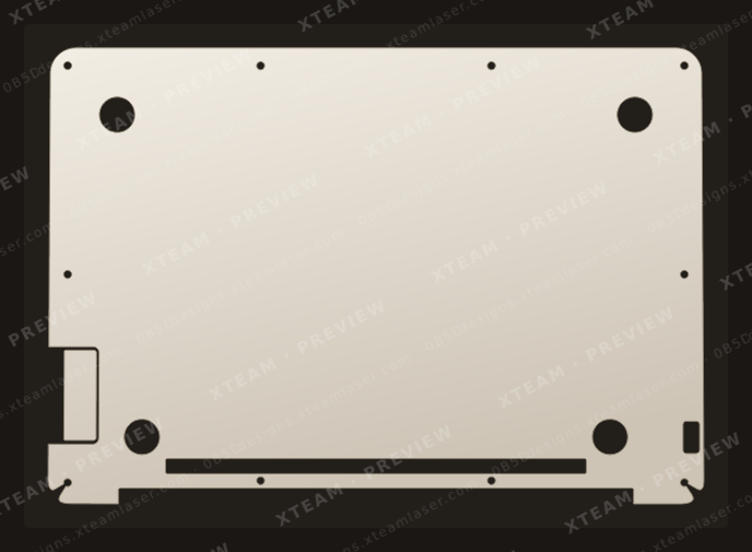 Apple Air (13-inch, 2008) A1237, A1304 — Apple Air (13-inch, 2008) A1237, A1304 - Macbook BOTTOM (2)