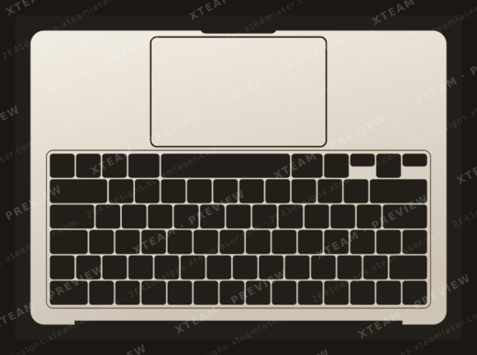 Apple Air 13 (M4) 2025 — Apple Air 13 (M4) 2025 - Macbook KEYBOARD FULL (2)