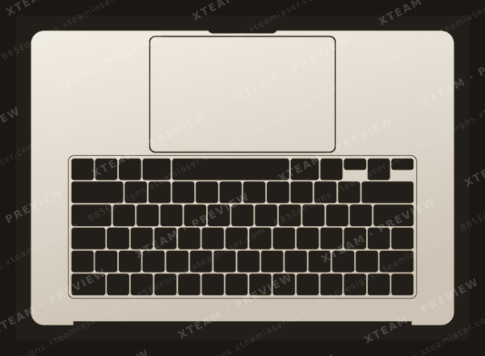Apple Air 15 Inch M4 2025 — Apple Air 15 Inch M4 2025 - Macbook KEYBOARD FULL (2)