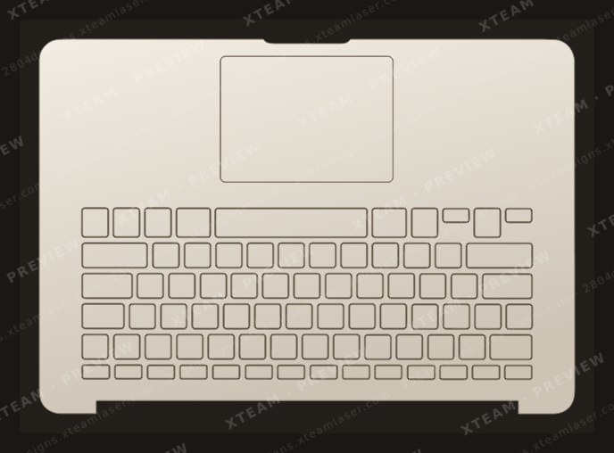 Apple AIR 2012 MID 13.3 2012-2013-2014-2015 — Apple AIR 2012 MID 13.3 2012-2013-2014-2015 - Macbook KEYBOARD FULL (2)