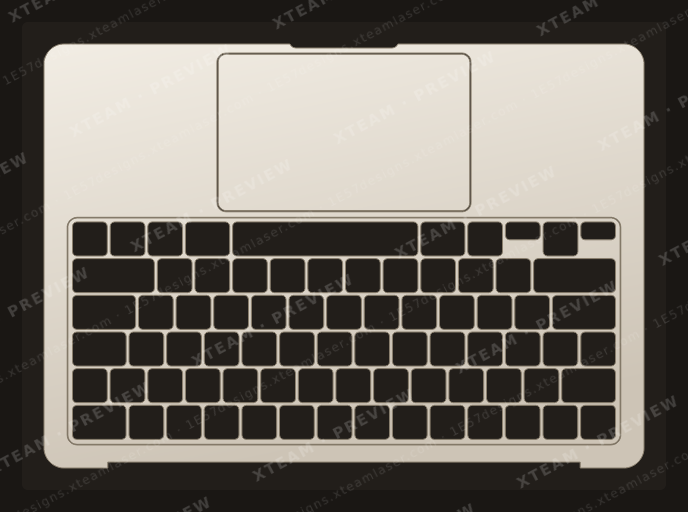 Apple Air M2 2022 A2681 — Apple Air M2 2022 A2681 - Macbook KEYBOARD FULL (2)