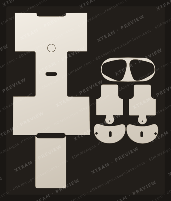 Apple AIRPODS 1 — Apple AIRPODS 1 - 1 AIRPOD ONE Skin Full (2)