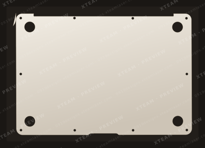Apple MacBook Air 13.3 (A1466 A1369) — Apple MacBook Air 13.3 (A1466 A1369) - Full Wrap Bottom