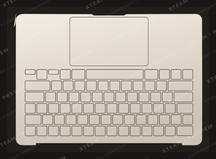 Apple MacBook Air 13.6 M2(A2681)(2022) — Apple MacBook Air 13.6 M2(A2681)(2022) - Keyboard 1