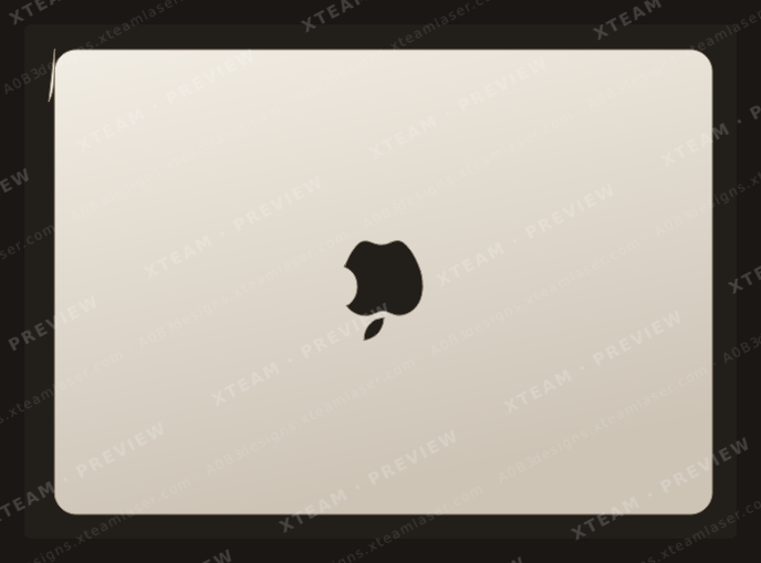 Apple MacBook Air 13 M5(A3449)(2026) — Apple MacBook Air 13 M5(A3449)(2026) - Back logo