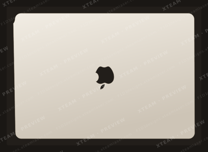 Apple MacBook Pro 13.3(A2338 A2289)(2020) — Apple MacBook Pro 13.3(A2338 A2289)(2020) - Back logo