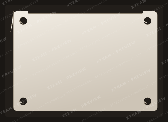 Apple MacBook Pro 13 M2(A2338)(2022) — Apple MacBook Pro 13 M2(A2338)(2022) - Full Wrap Bottom