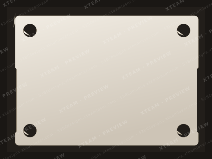 Apple MacBook Pro 14 M3 Pro_Max(A2992)(2023) — Apple MacBook Pro 14 M3 Pro_Max(A2992)(2023) - Full Wrap Bottom