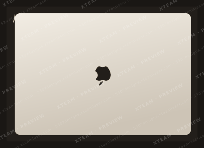Apple MacBook Pro 15(2016-2017) — Apple MacBook Pro 15(2016-2017) - Back logo