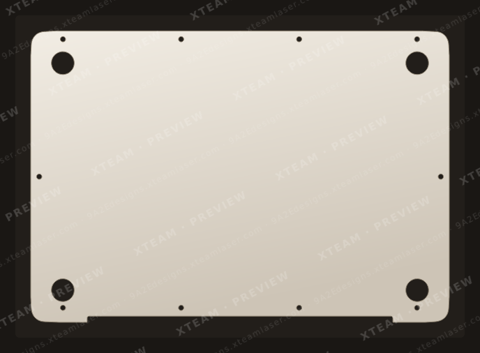 Apple Pro 13.3 inch (2008-2011) — Apple Pro 13.3 inch (2008-2011) - Macbook BOTTOM (2)