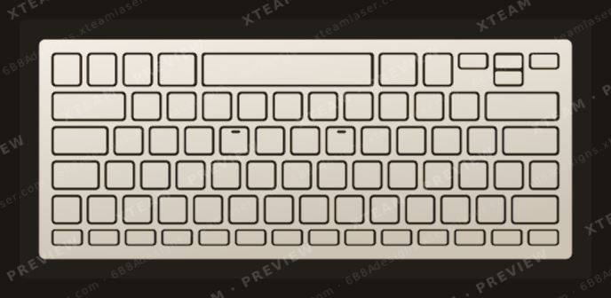 Apple Pro 13.3 inch (2008-2011) — Apple Pro 13.3 inch (2008-2011) - Macbook KEYBOARD KEYS