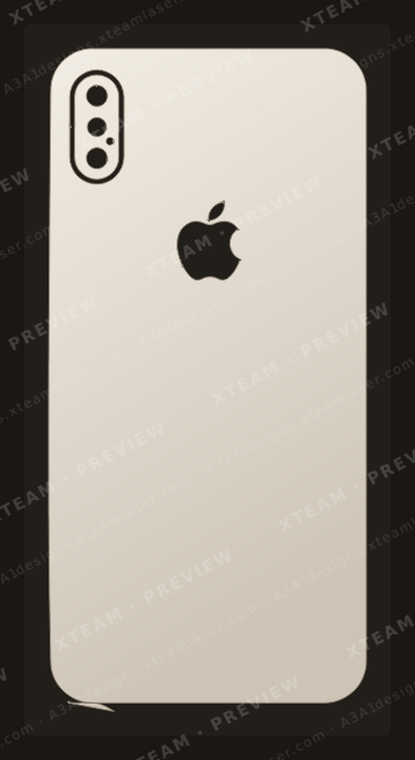 Apple X — Apple X - Back logo