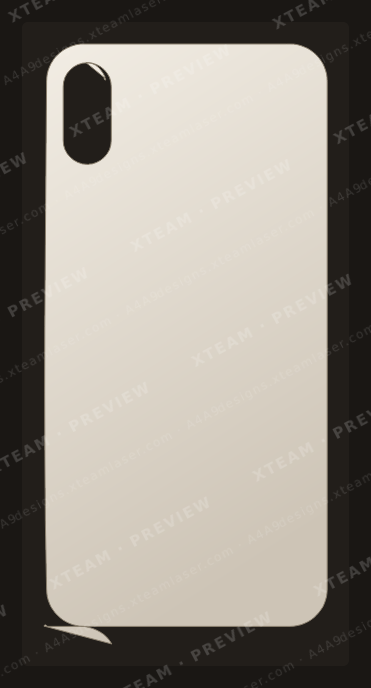 Apple X — Apple X - Back stickers