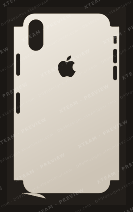 Apple X — Apple X - Half logo 1