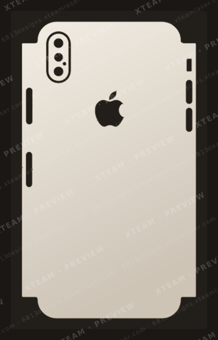 Apple X — Apple X - logo Half