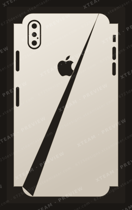 Apple XS Max — Apple XS Max - logo Half