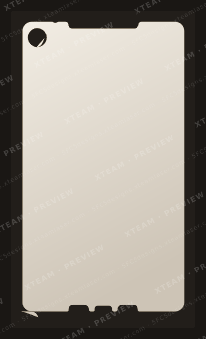 Asus Tablet Nexus 7 (2013) — Asus Tablet Nexus 7 (2013) - Back