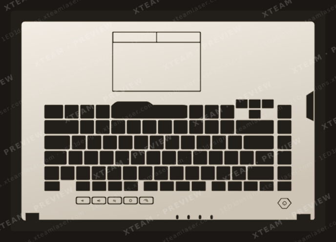 Asus ROG Strix AL007T — Asus ROG Strix AL007T - KEYBOARD FULL (2)
