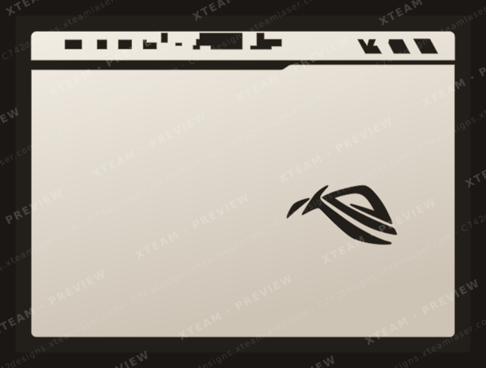 Asus ROG Strix G513QC — Asus ROG Strix G513QC - TOP WITH DOWN BAR