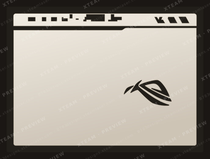 Asus ROG Strix G513QC — Asus ROG Strix G513QC - TOP WITH DOWN BAR (2)