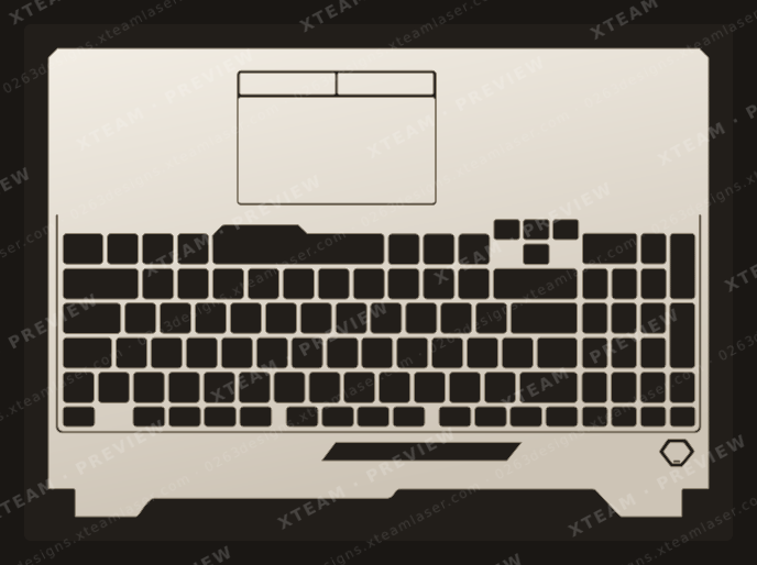 Asus TUF A15 FA506IC Notebook PC (2020) — Asus TUF A15 FA506IC Notebook PC (2020) - KEYBOARD FULL (2)