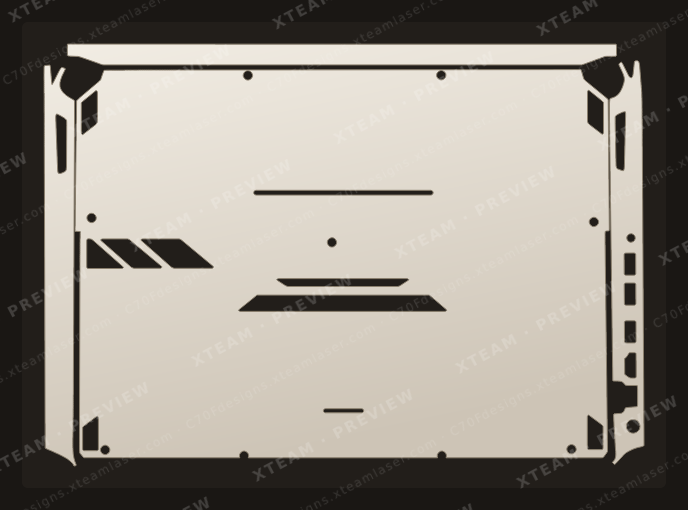 Asus TUF Gaming FX505 — Asus TUF Gaming FX505 - BOTTOM WITH BORDERS