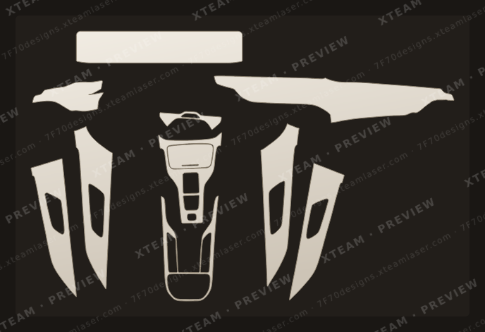 Bestune T78 — Bestune T78 - Car Interior B Technical 2019